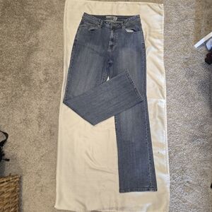 CHICO'S Platinum Denim Marquis Jeans, EUC